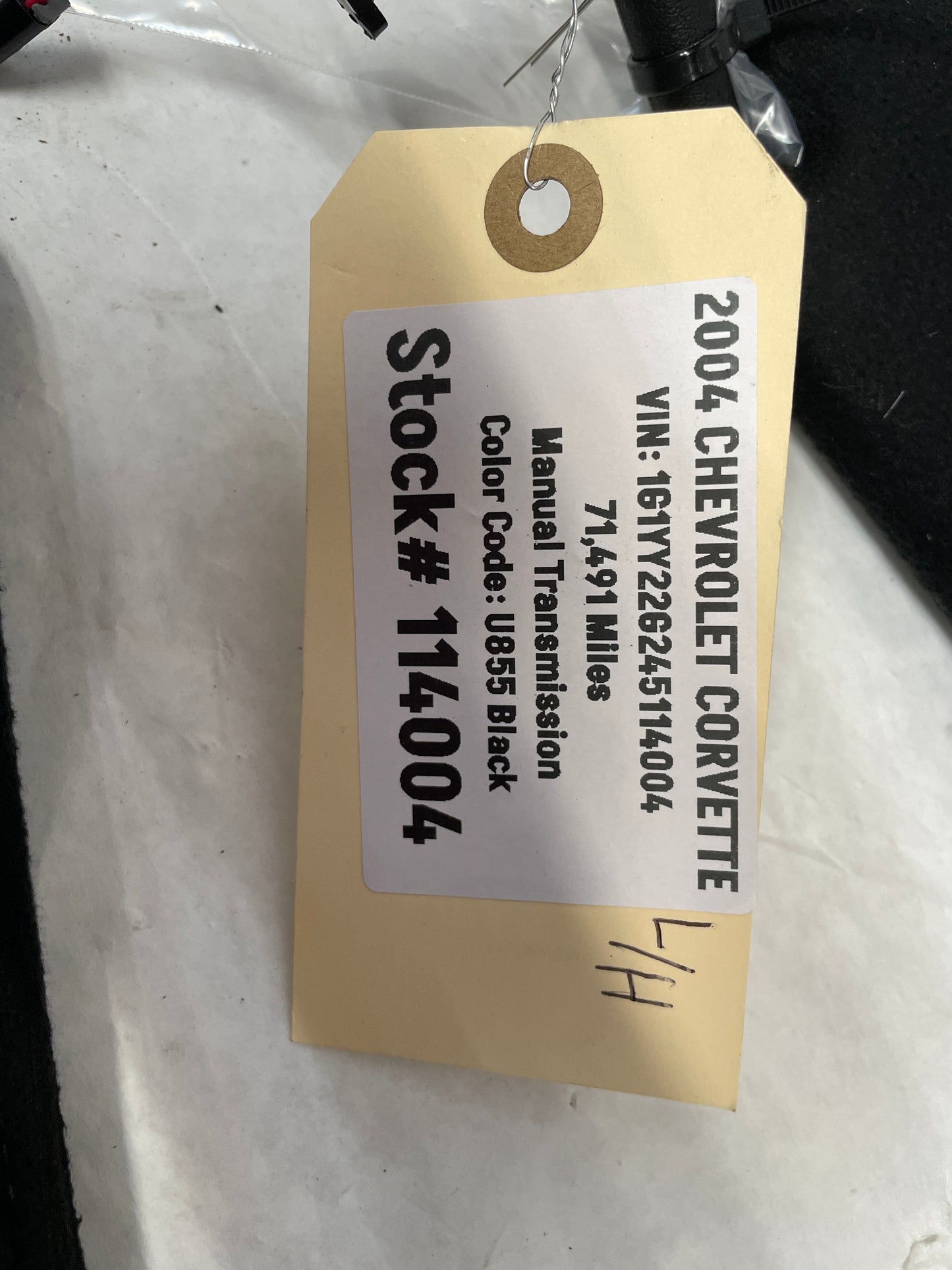 2004 Chevy C5 Corvette RH & LH Sun Visor Sunvisors w/ Clips OEM - Day's Parts Yard