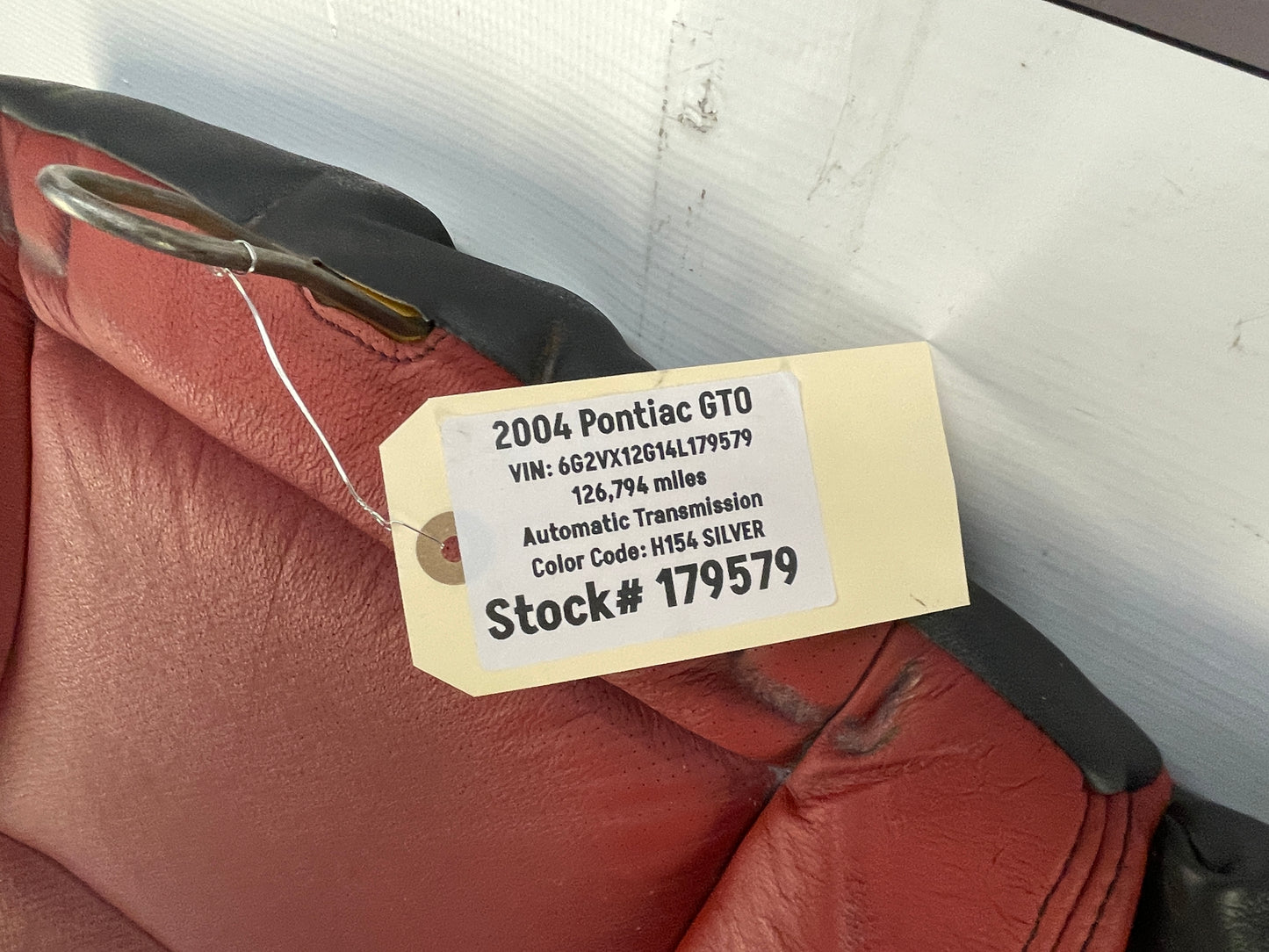 2004 Pontiac GTO Rear Seat Bottom Cushion OEM