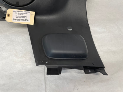 2004 Chevy Corvette RH Passenger Rear Interior Speaker Cover Panel OEM