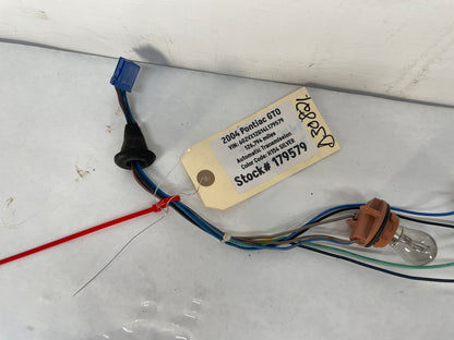 2004 Pontiac GTO RH Passenger Tail Light Taillight Wire Wiring Harness OEM