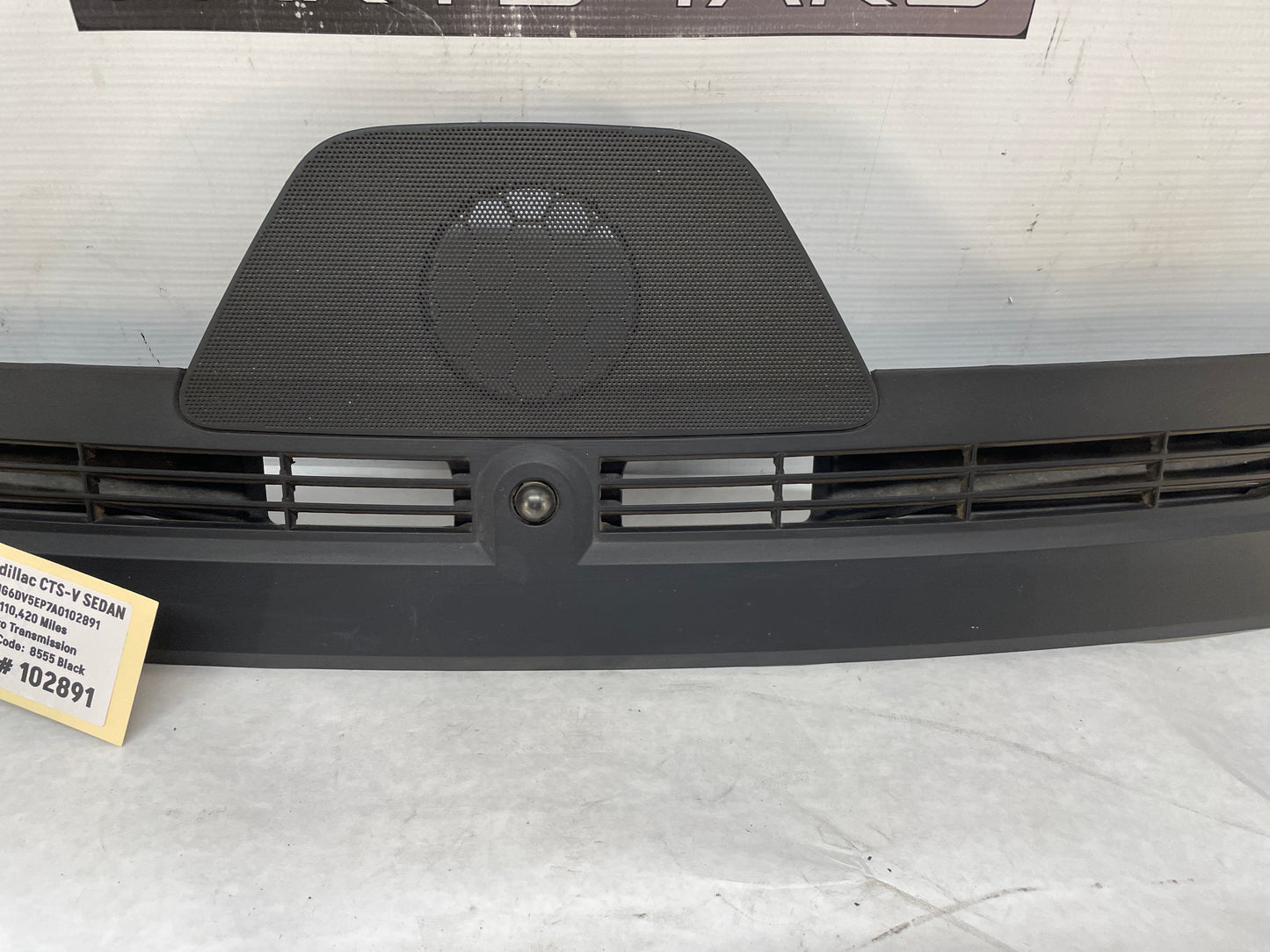 2010 Cadillac CTS-V Dashboard Dash Vent Windshield Defroster Trim Panel Grille OEM