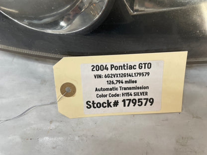 2004 Pontiac GTO RH Passenger Head Light Headlight Lamp OEM