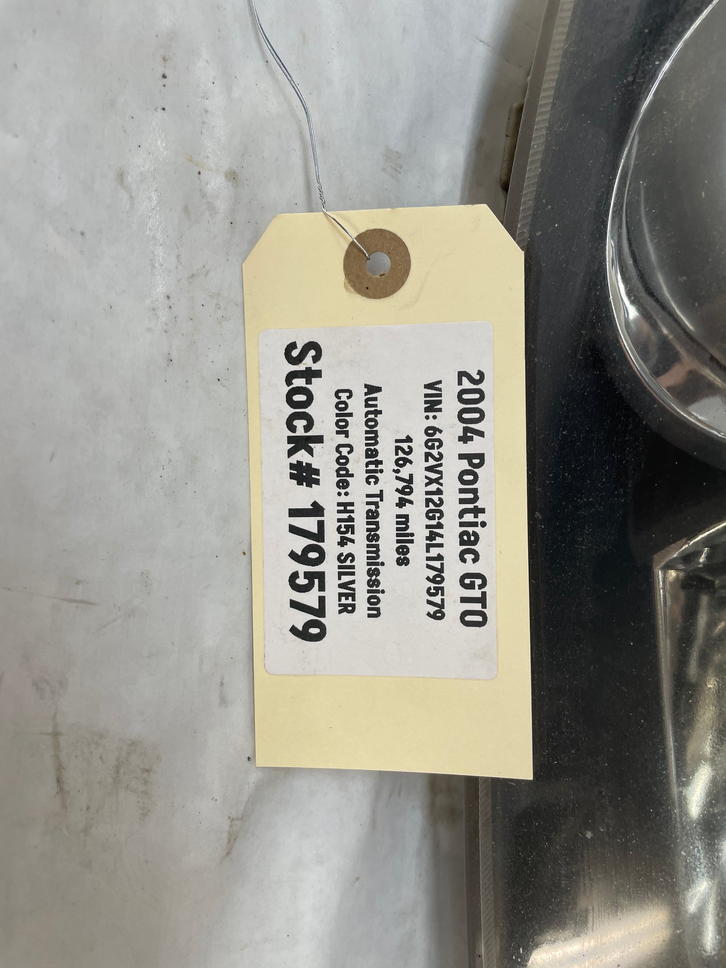 2004 Pontiac GTO RH Passenger Head Light Headlight Lamp OEM