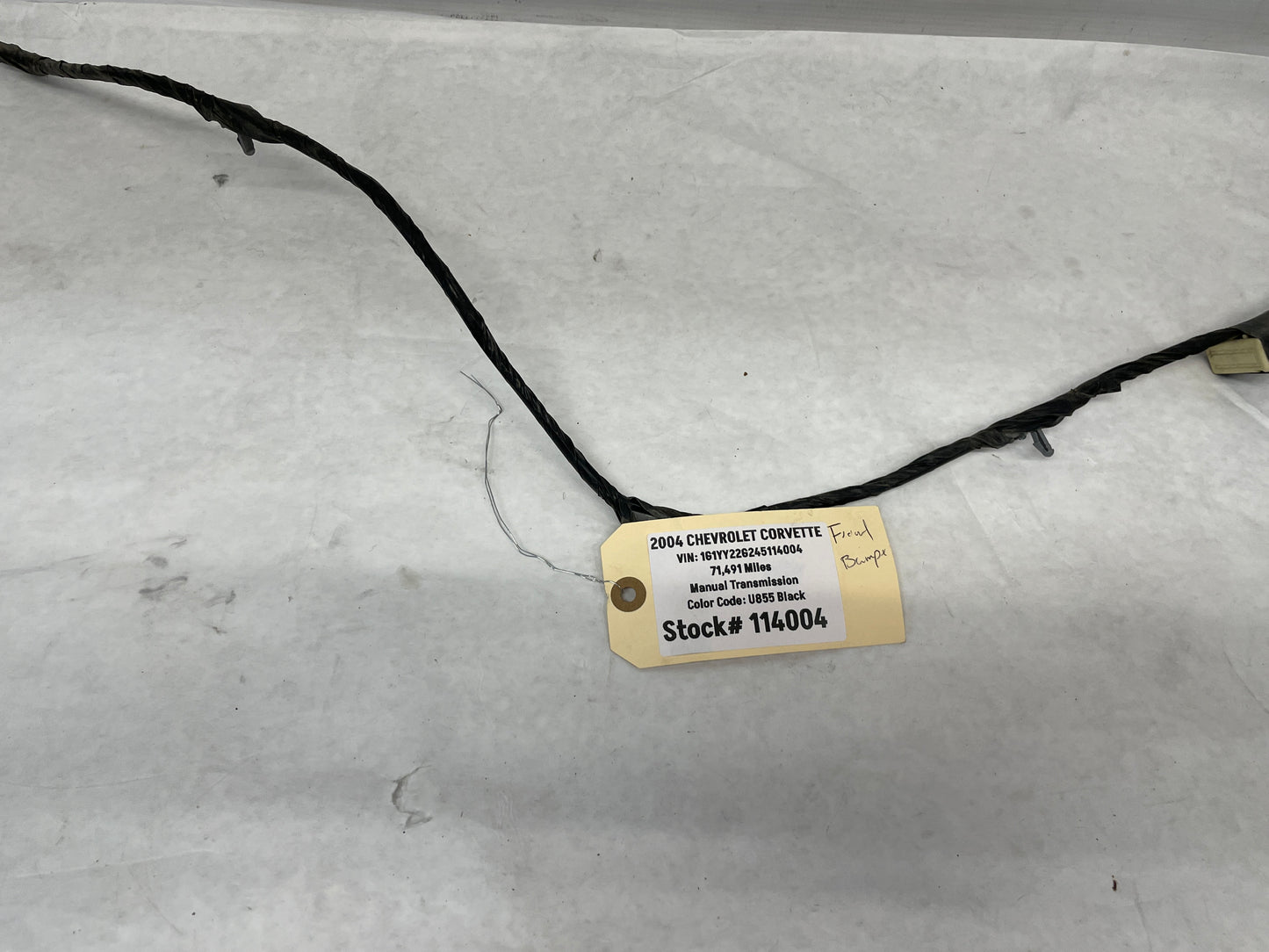 2004 Chevy Corvette Front Bumper Fog Light Wire Wiring Harness OEM