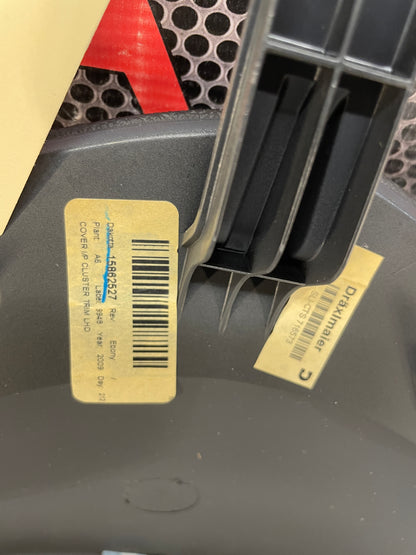 2010 Cadillac CTS-V Sedan Instrument Cluster Upper Dash Trim Panel Cover Hood OEM