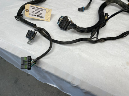 2004 Chevy Corvette Head Light Lamp ABS Engine Bay Wire Wiring Harness OEM