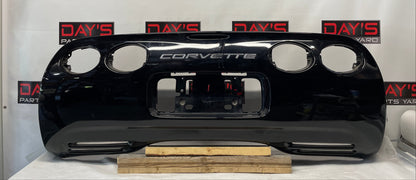 2004 Chevy C5 Corvette Rear Bumper Cover Black OEM