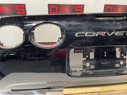 2004 Chevy C5 Corvette Rear Bumper Cover Black OEM