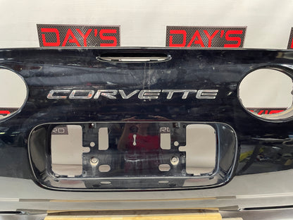 2004 Chevy C5 Corvette Rear Bumper Cover Black OEM