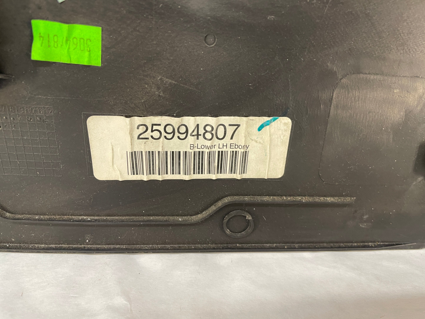 2010 Cadillac CTS-V Sedan LH Driver Lower Interior B Pillar Trim Cover Black OEM