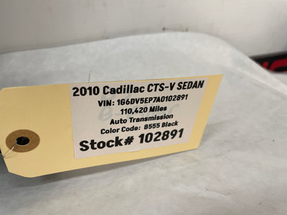 2010 Cadillac CTS-V Sedan LH Driver Lower Interior B Pillar Trim Cover Black OEM