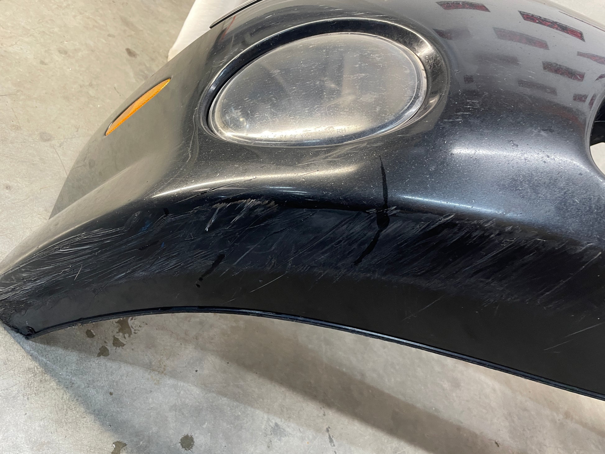 2004 Pontiac GTO Front Bumper Cover Fascia Black OEM - Day's Parts Yard