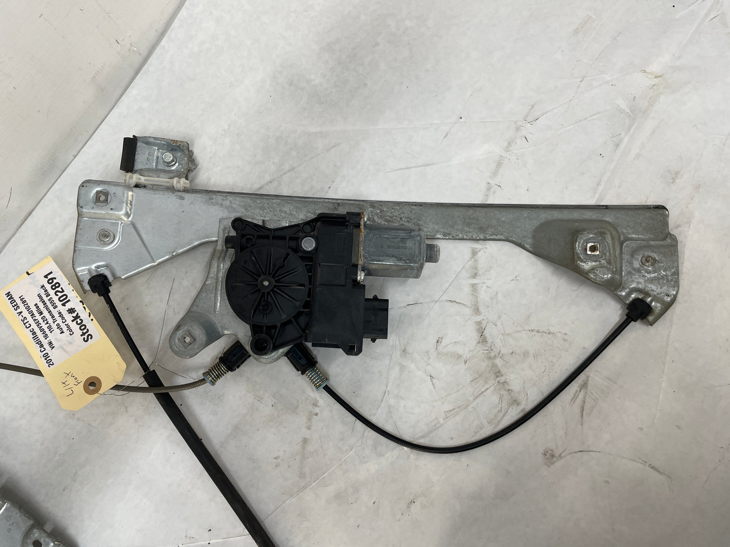 2010 Cadillac CTS-V Sedan LH Driver Front Window Regulator w/ Motor OEM