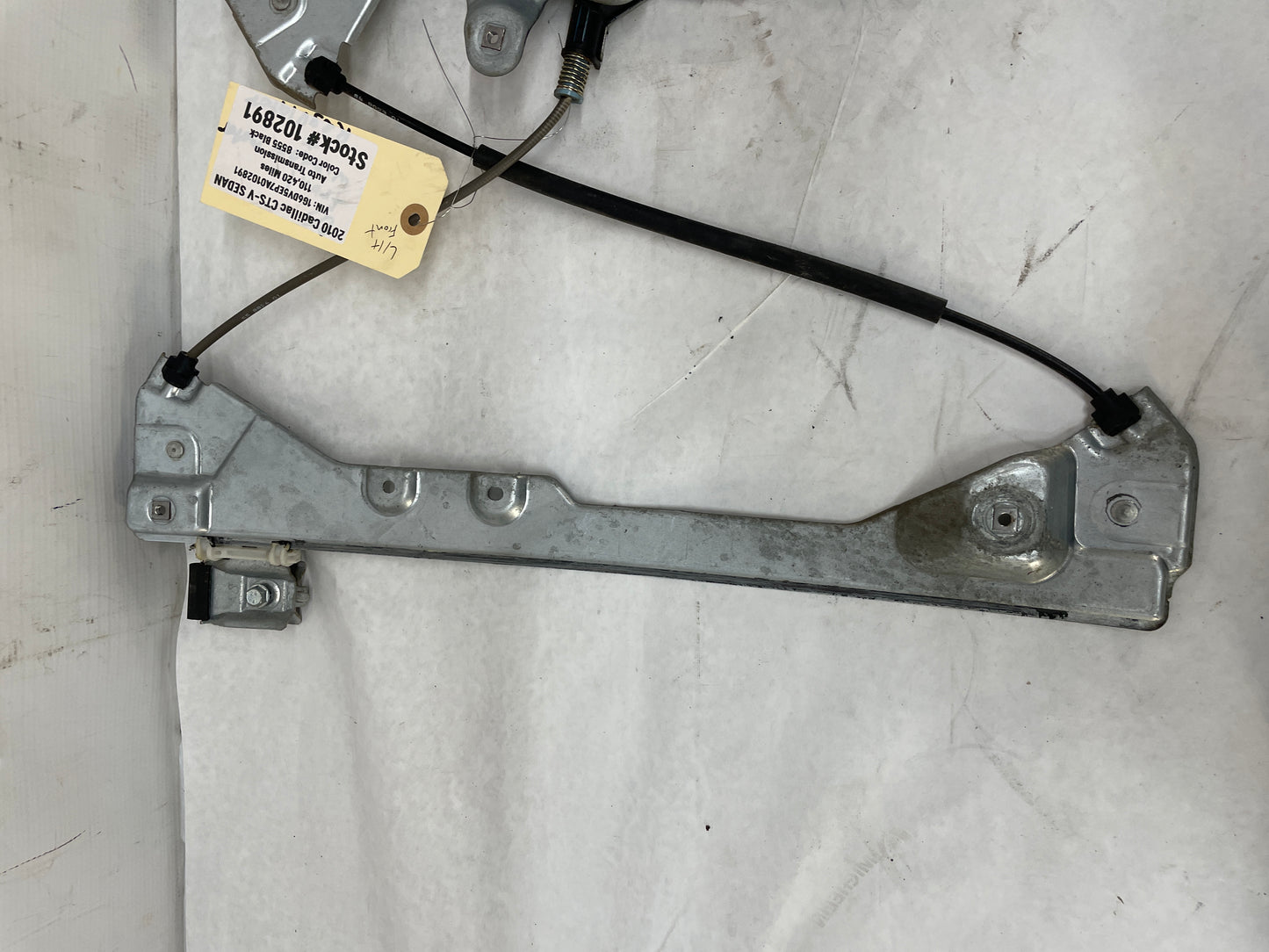 2010 Cadillac CTS-V Sedan LH Driver Front Window Regulator w/ Motor OEM