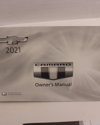 2021 Chevy Camaro SS Owners Manual OEM