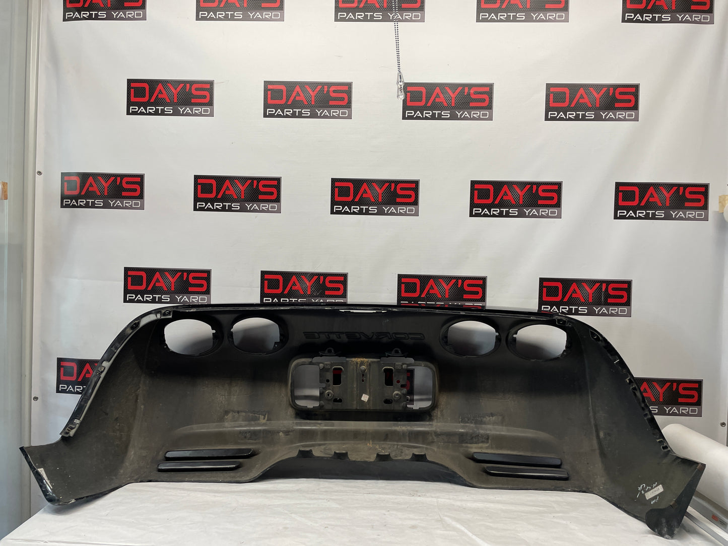 2004 Chevy C5 Corvette Rear Bumper Cover Black OEM