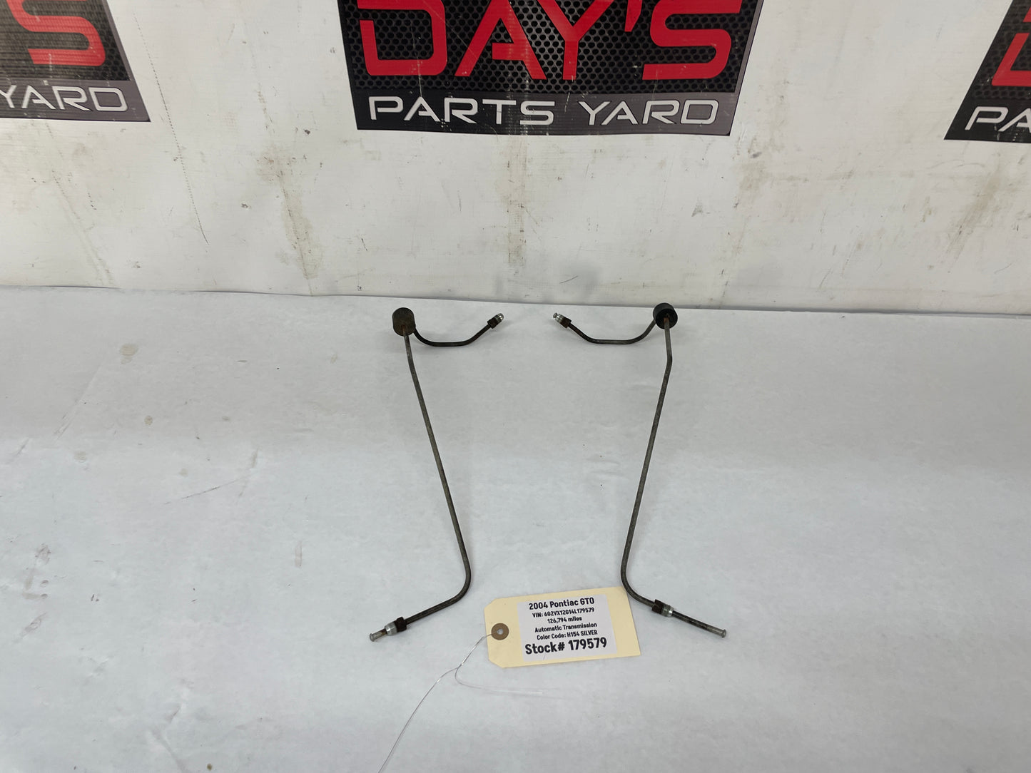 2004 Pontiac GTO RH & LH Rear Suspension Control Arm Hard Brake Lines Tubes Hoses OEM