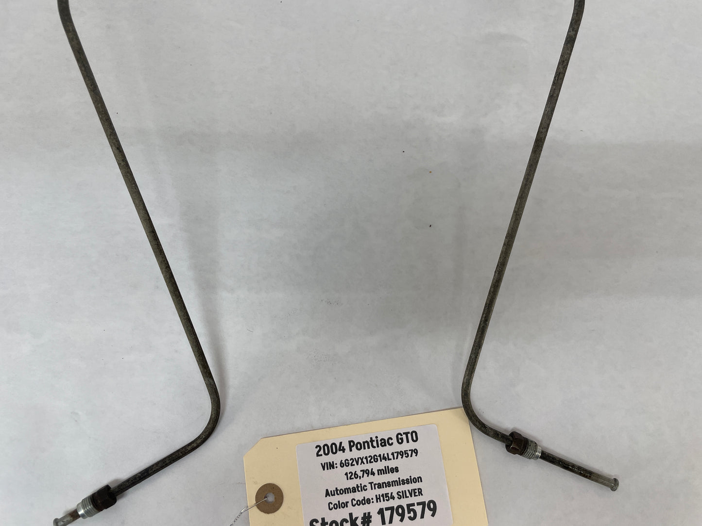 2004 Pontiac GTO RH & LH Rear Suspension Control Arm Hard Brake Lines Tubes Hoses OEM