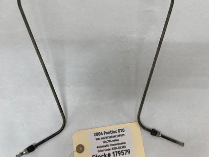 2004 Pontiac GTO RH & LH Rear Suspension Control Arm Hard Brake Lines Tubes Hoses OEM