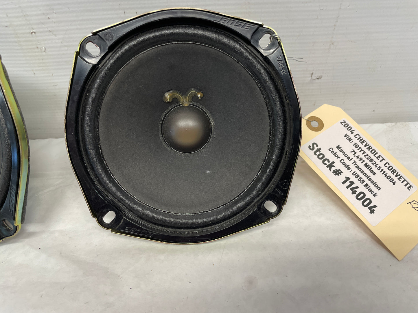 2004 Chevy Corvette RH & LH Rear Speakers OEM