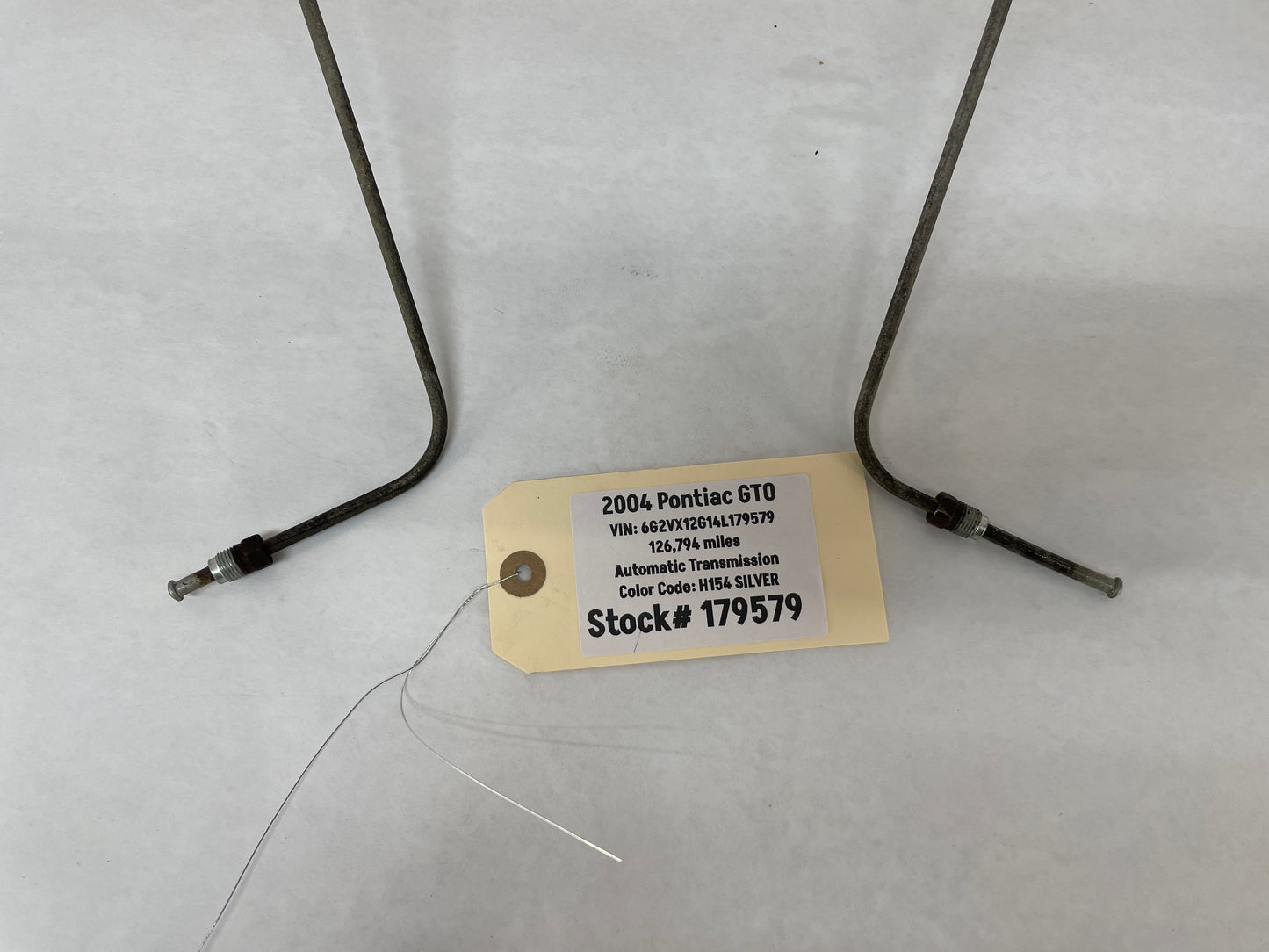 2004 Pontiac GTO RH & LH Rear Suspension Control Arm Hard Brake Lines Tubes Hoses OEM