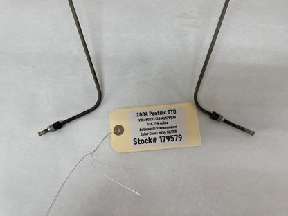 2004 Pontiac GTO RH & LH Rear Suspension Control Arm Hard Brake Lines Tubes Hoses OEM