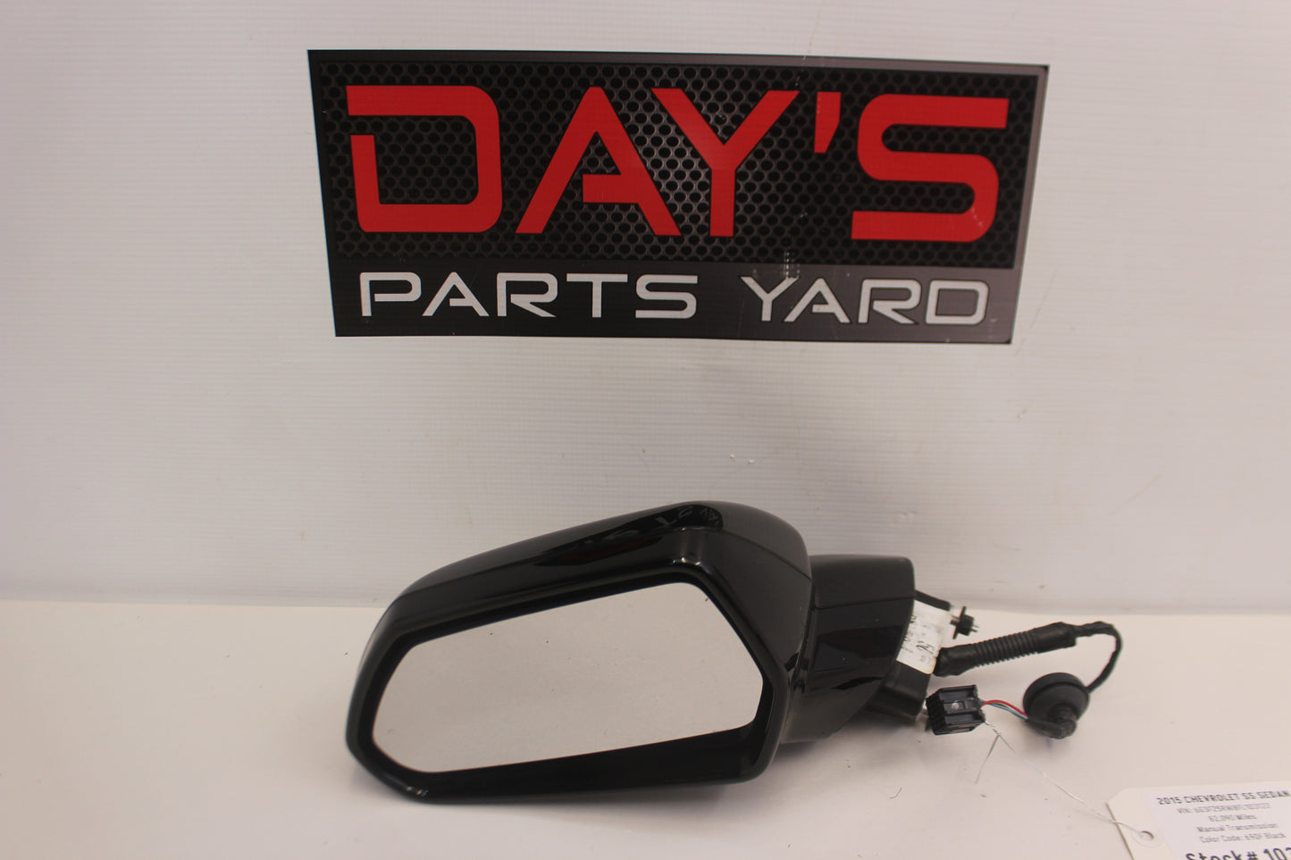 2021 Chevy Camaro SS LH Driver Exterior Side Mirror Black OEM