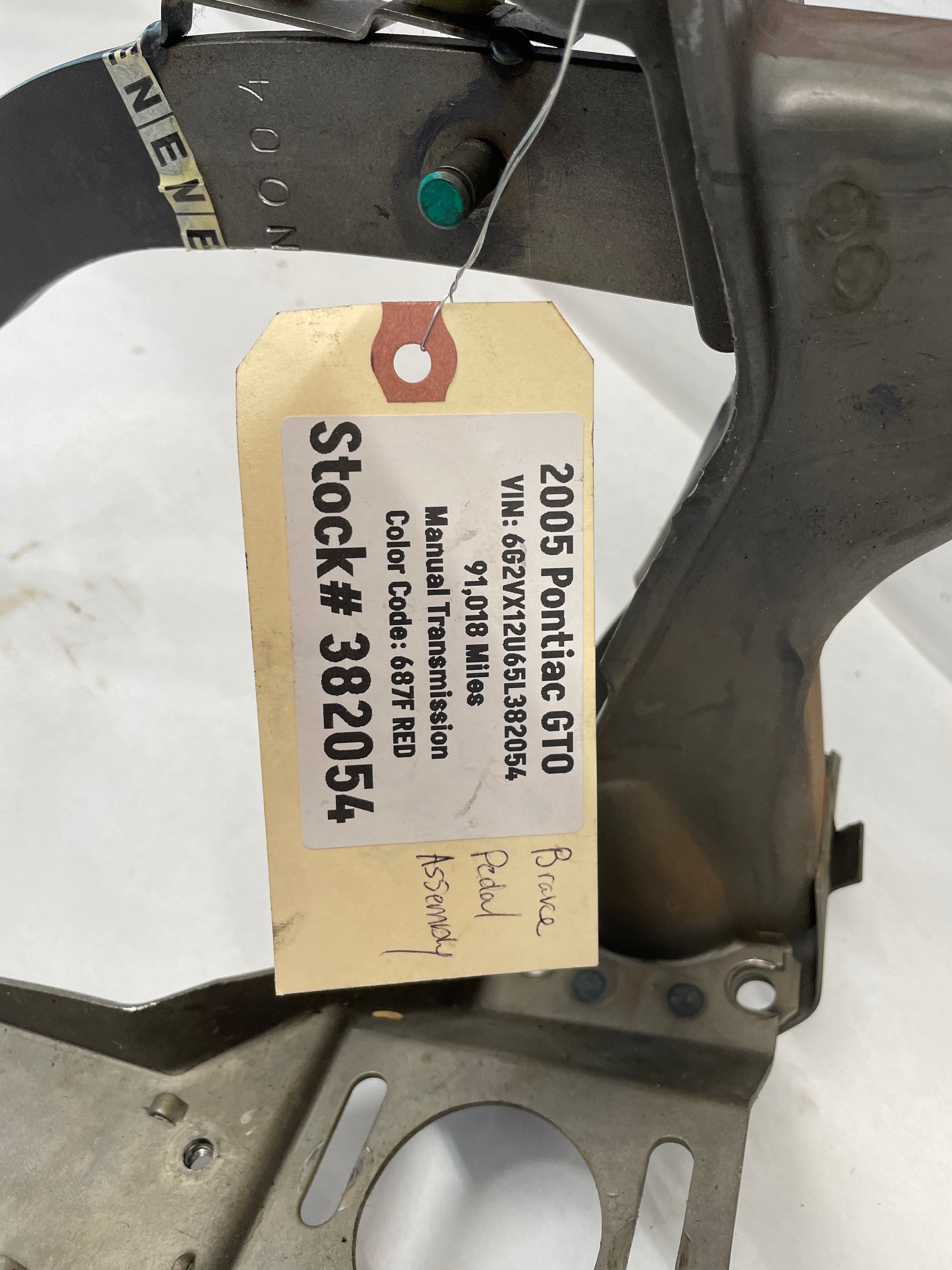 2005 Pontiac GTO Manual Brake & Clutch Pedal Assembly w/ Hydraulics OEM - Day's Parts Yard