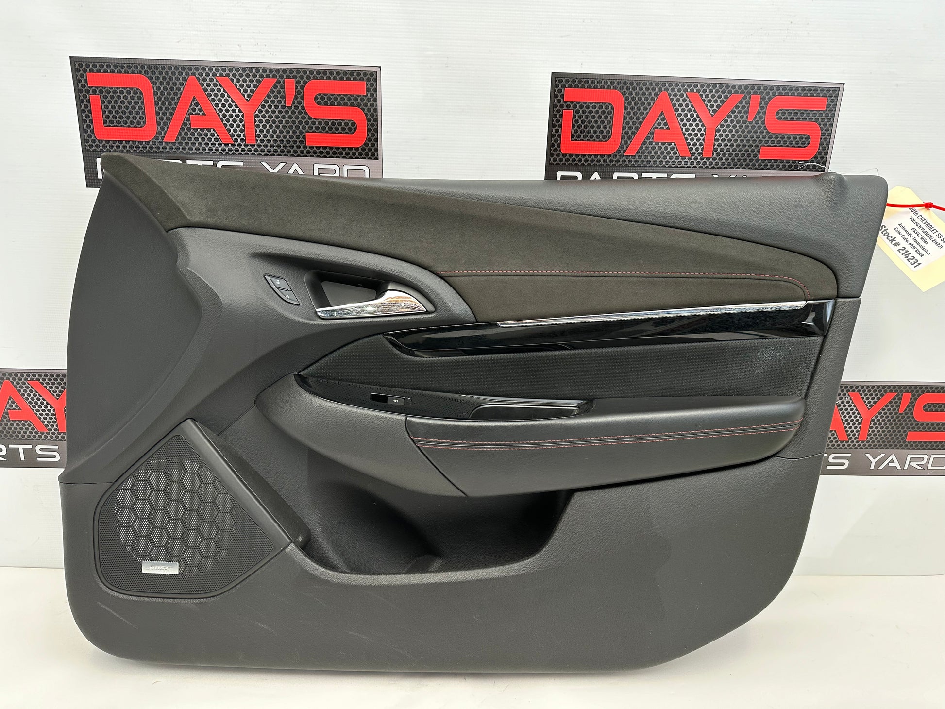 2016 Chevy SS Sedan Front RH Passenger Door Panel OEM - Day's Parts Yard