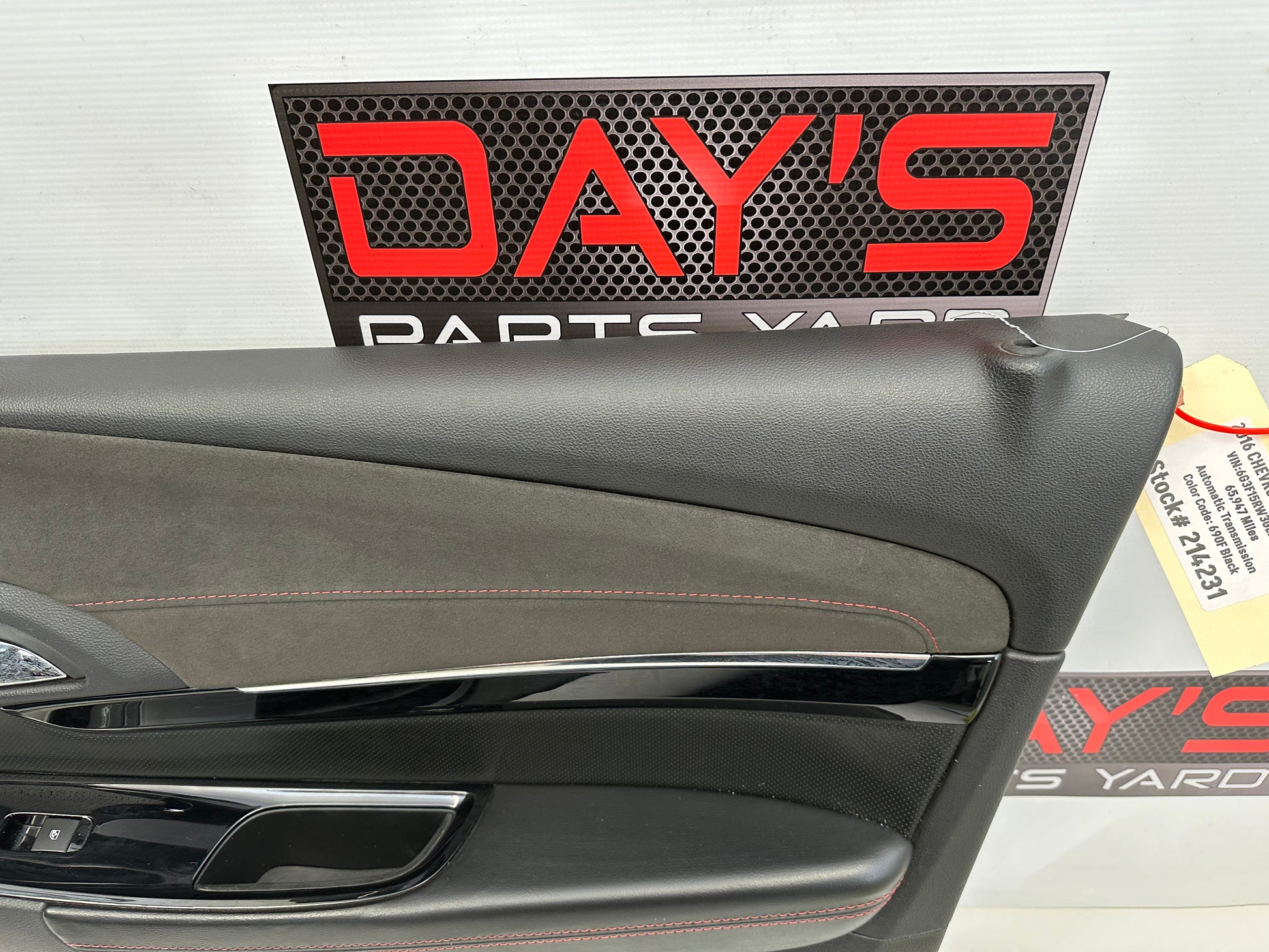 2016 Chevy SS Sedan Front RH Passenger Door Panel OEM - Day's Parts Yard
