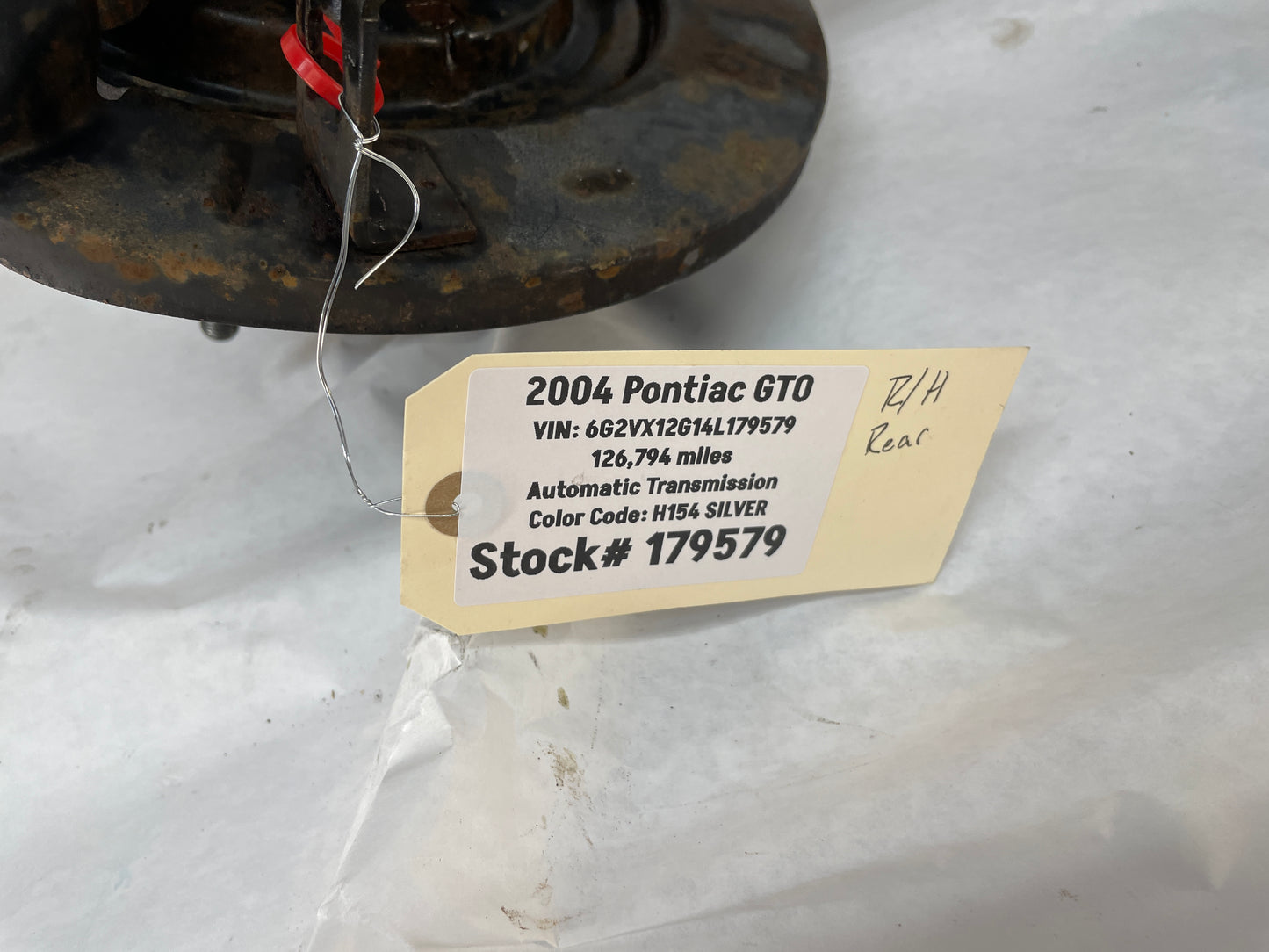 2004 Pontiac GTO RH Passenger Rear Suspension Trailing Control Arm OEM