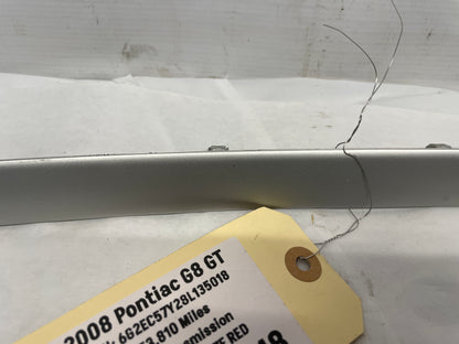 2008 Pontiac G8 GT LH & RH Silver Dash Trim Accent Applique Panel OEM - Day's Parts Yard