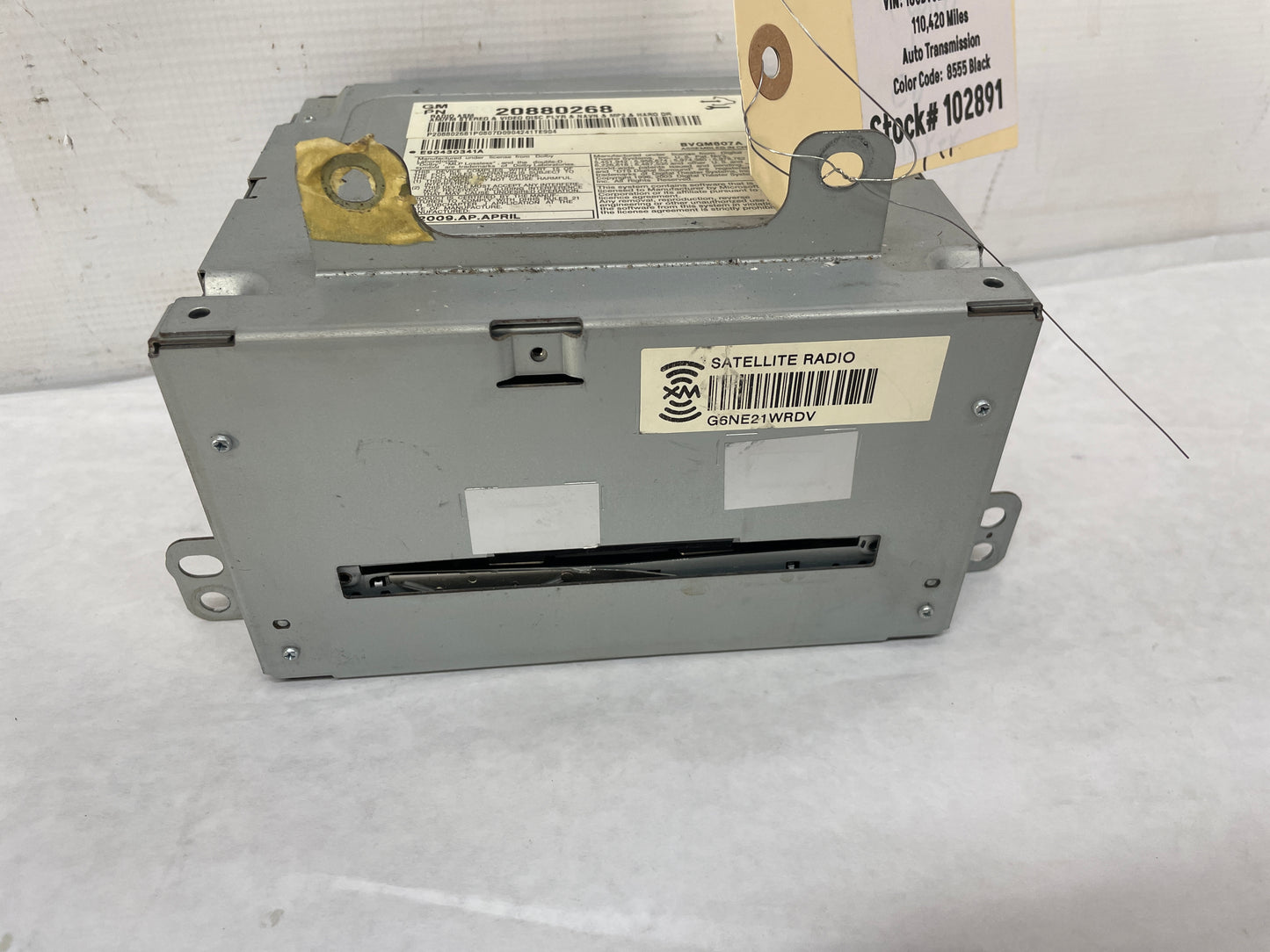 2010 Cadillac CTS-V Sedan Navigation Pop Up Touch Screen Display Unit w/ Radio Unit OEM