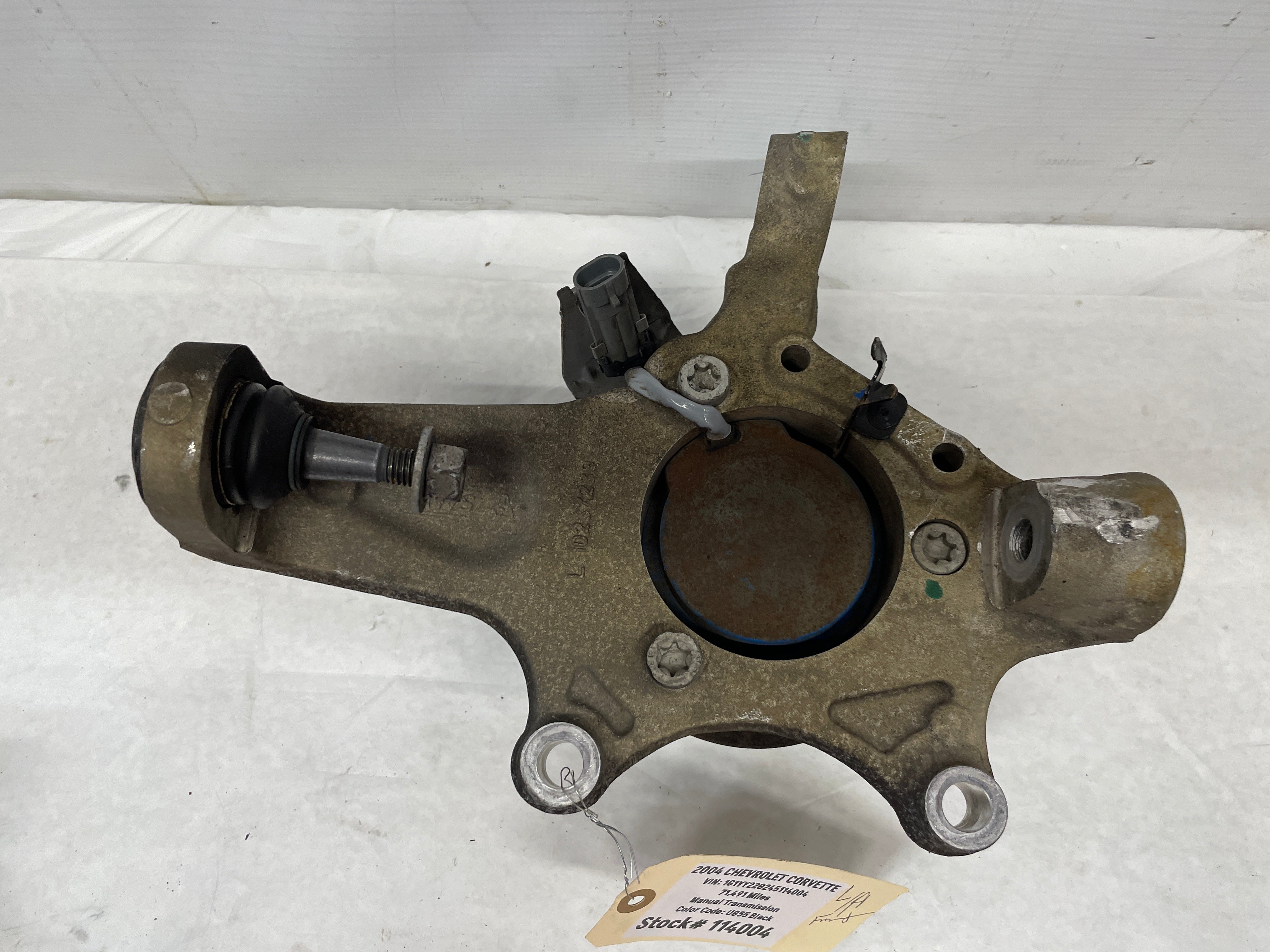 2004 Chevy C5 Corvette LH Driver Front Suspension Spindle Knuckle