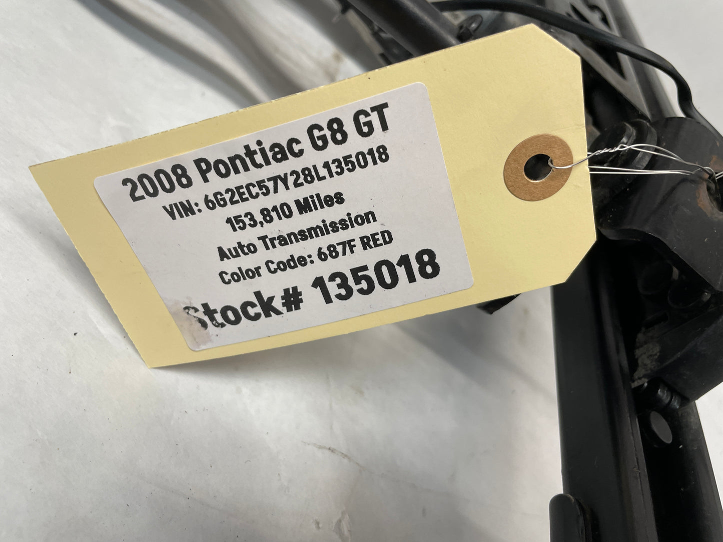 2008 Pontiac G8 GT LH Driver Front Seat Track Electric Frame Adjuster Motor OEM