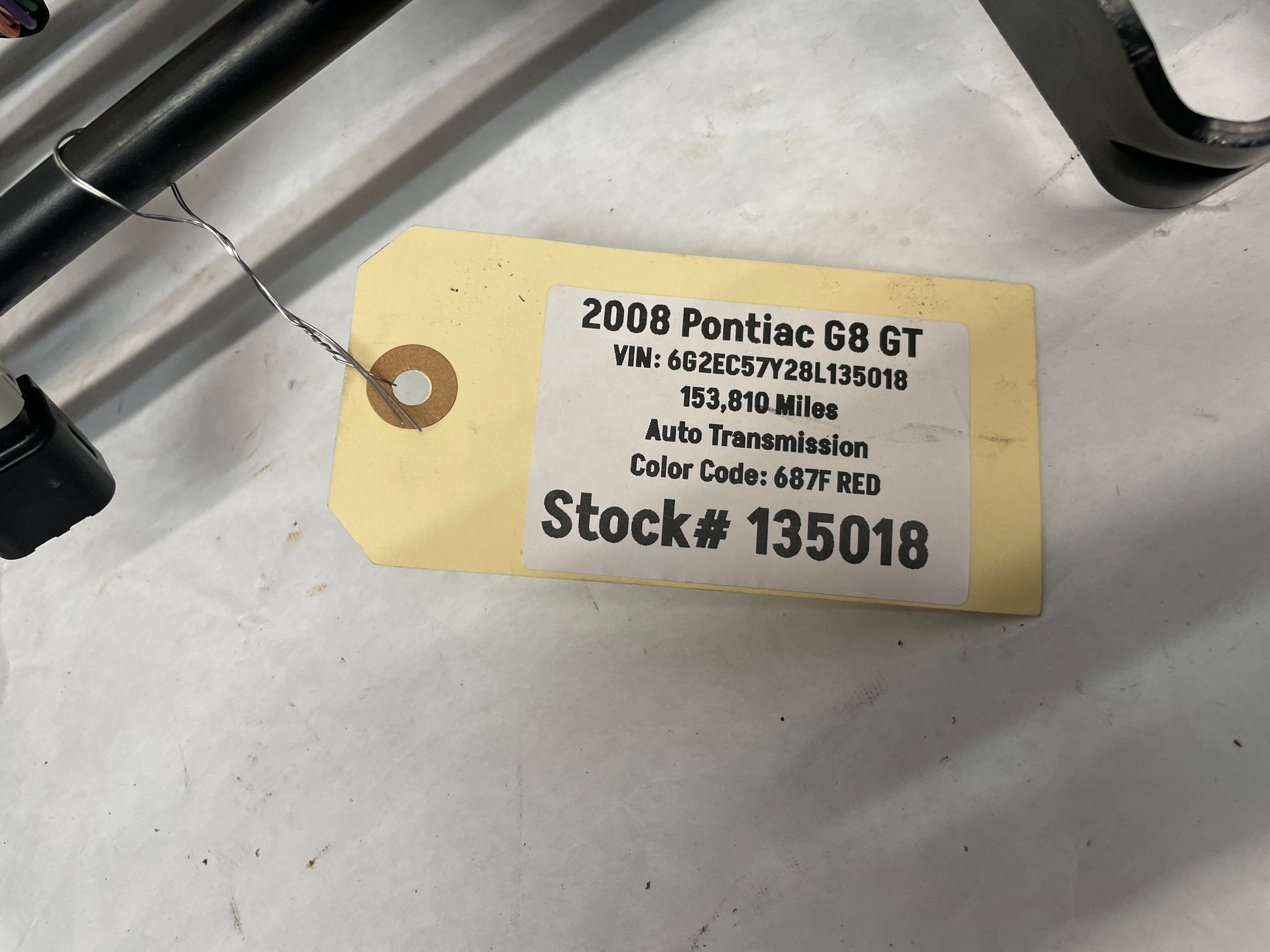 2008 Pontiac G8 GT RH Passenger Front Seat Track Electric Frame Motors OEM - Day's Parts Yard