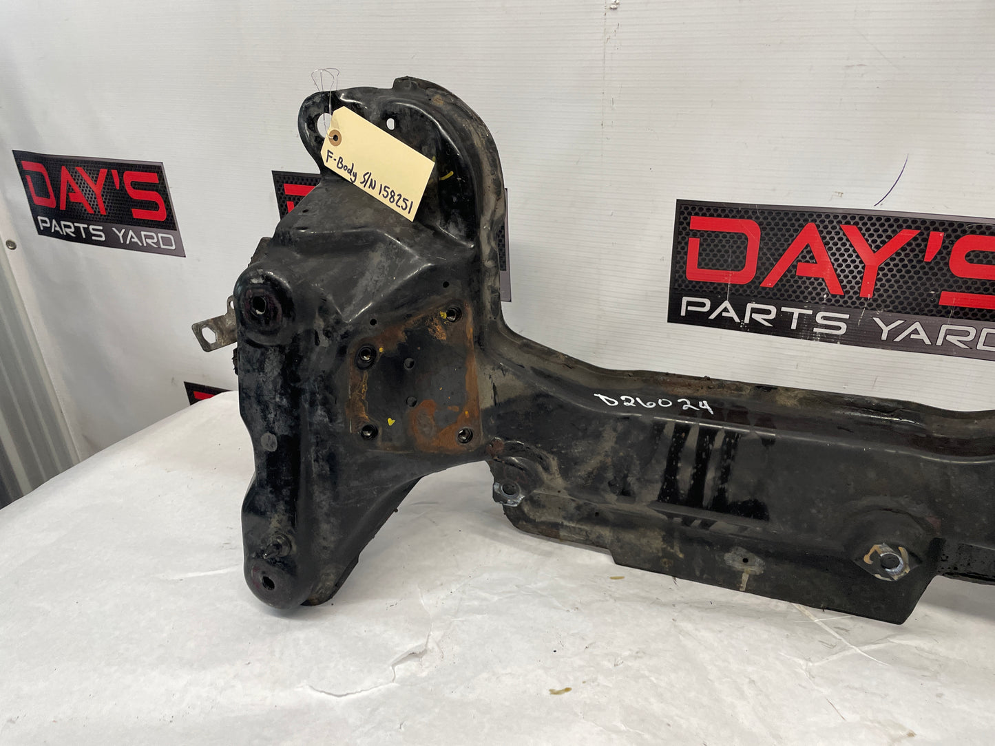 2002 Chevy Camaro Z28 Front Suspension Engine Motor Cradle K Cross Member OEM - Day's Parts Yard