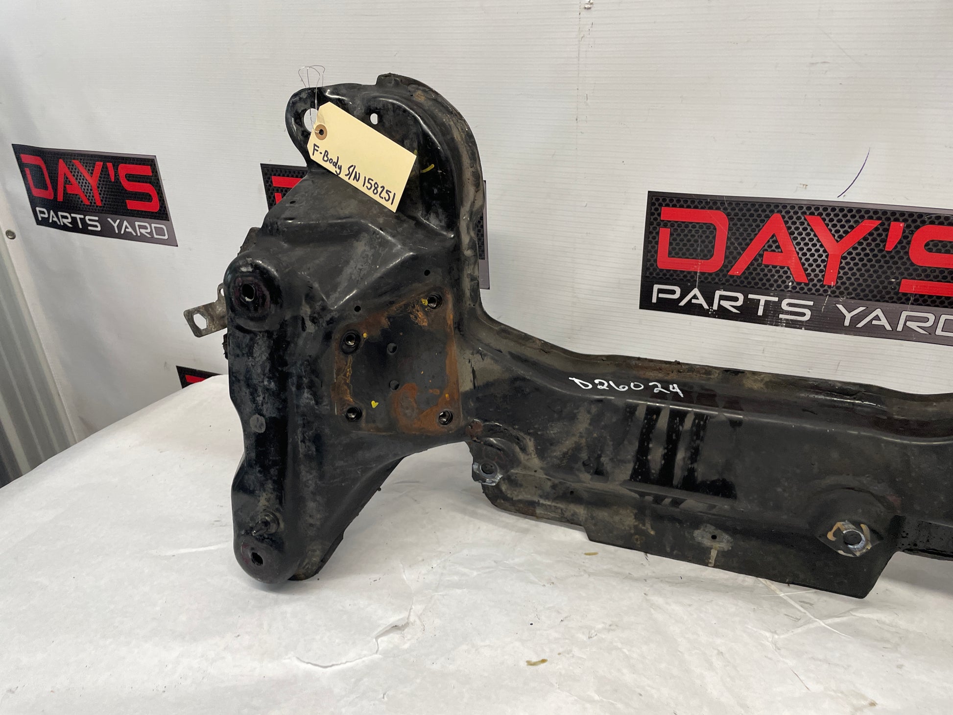 2002 Chevy Camaro Z28 Front Suspension Engine Motor Cradle K Cross Member OEM - Day's Parts Yard