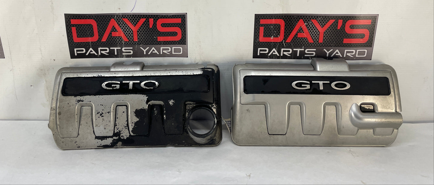 2004 Pontiac GTO RH & LH Engine Motor Intake Manifold Coil Covers Set OEM