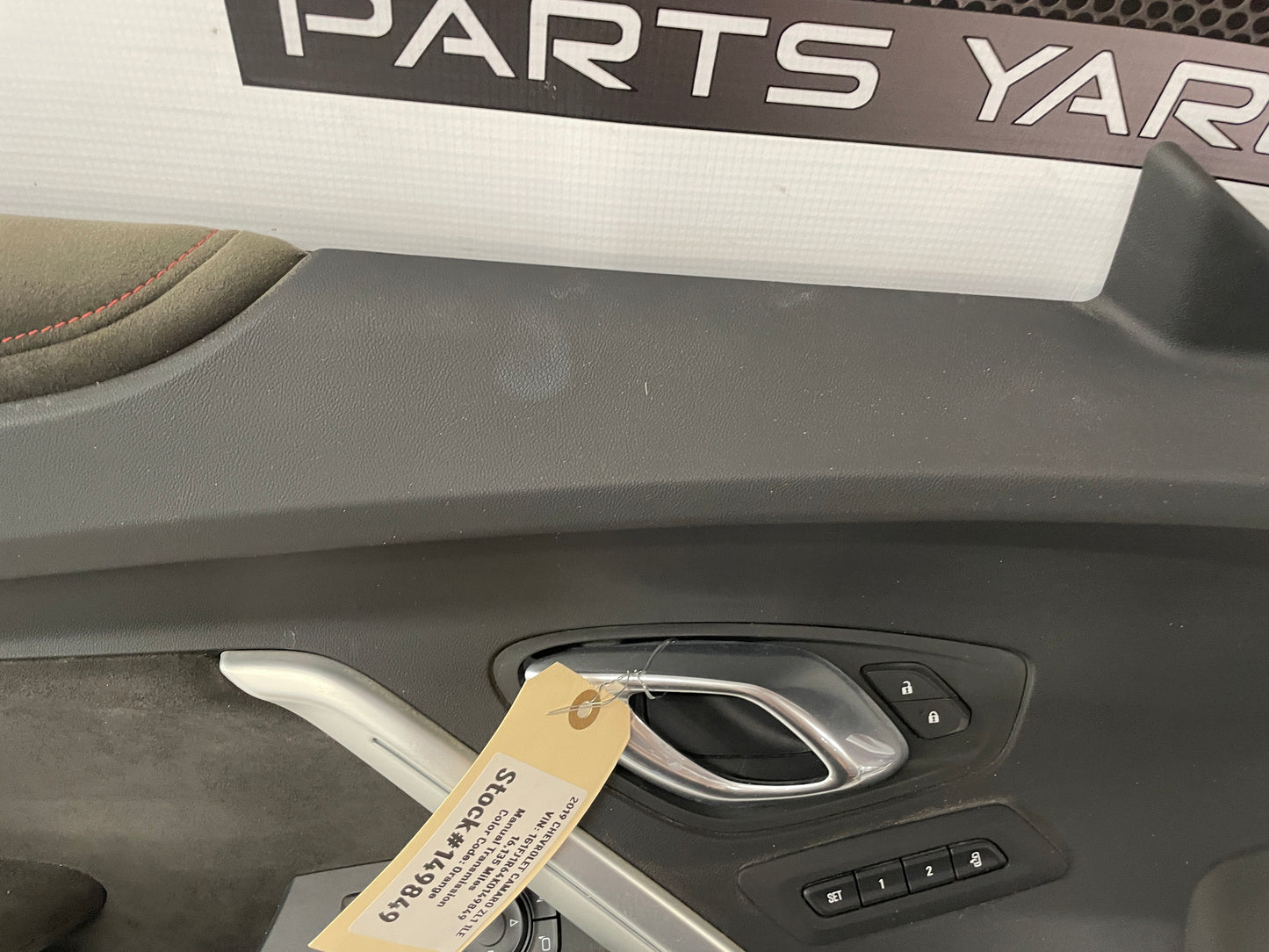 2019 Chevy Camaro ZL1 1LE Front LH Driver Door Panel OEM