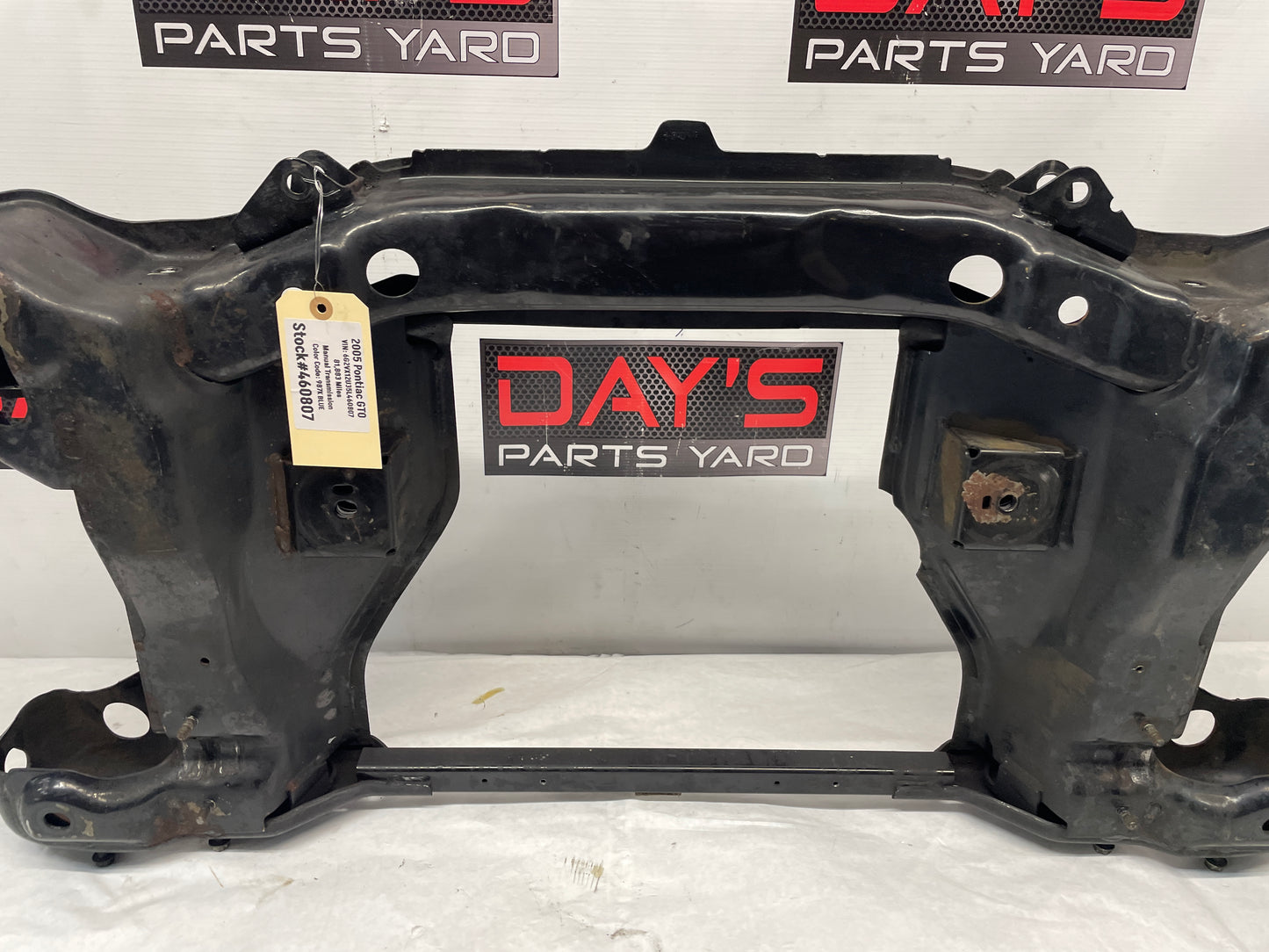 2005 Pontiac GTO Front Suspension Engine Cradle K Member Sub Frame OEM