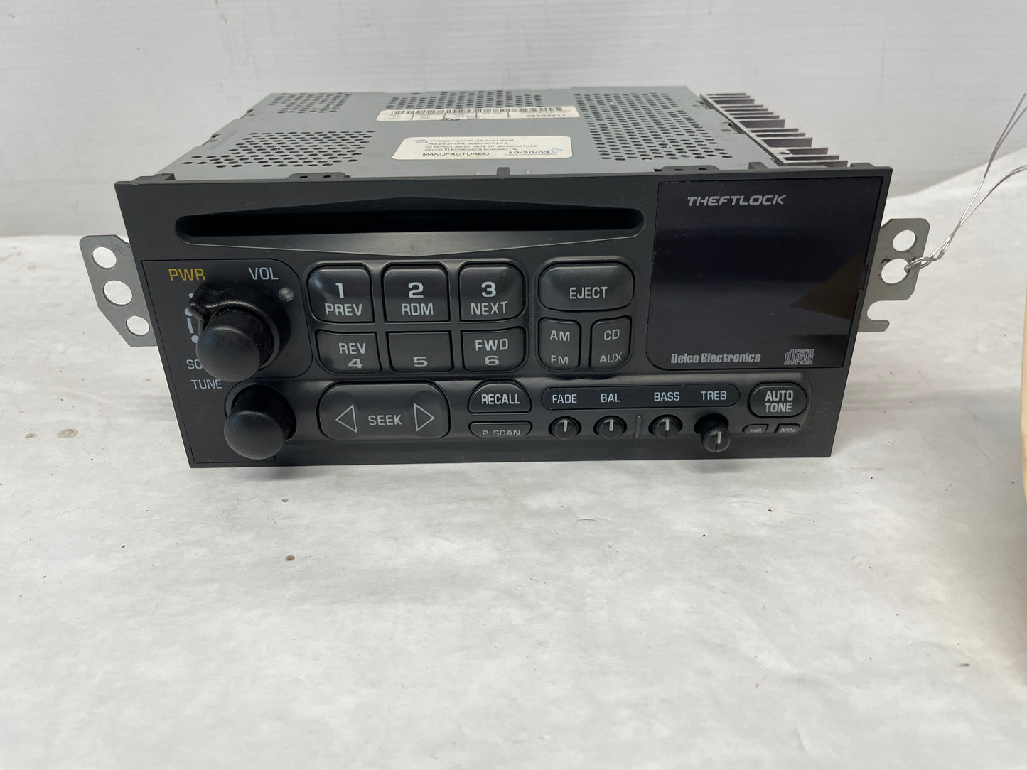2004 Chevy C5 Corvette Radio Audio Receiver Head Unit OEM