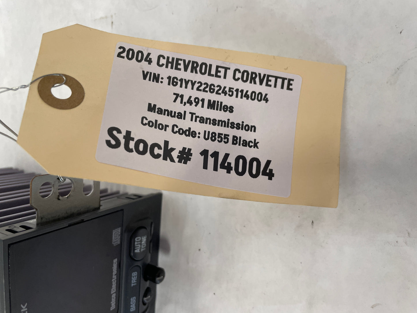 2004 Chevy C5 Corvette Radio Audio Receiver Head Unit OEM