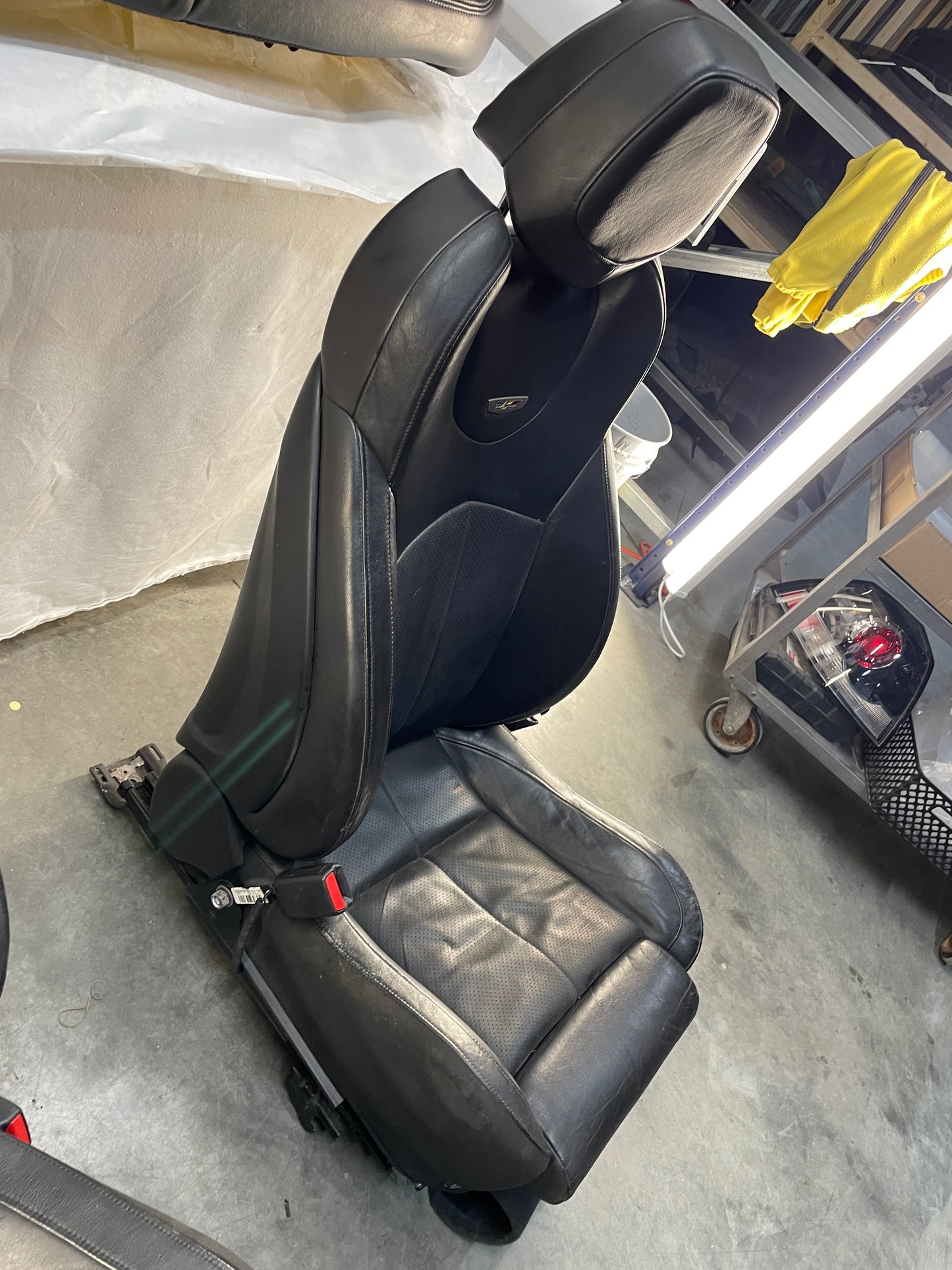 2010 Cadillac CTS-V Sedan Recaro Seats Front & Rear Black Leather OEM