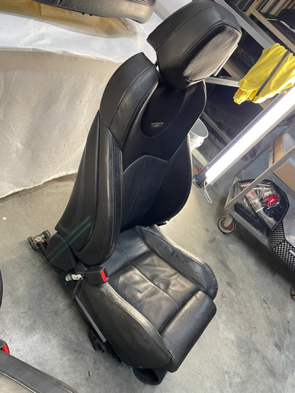 2010 Cadillac CTS-V Sedan Recaro Seats Front & Rear Black Leather OEM