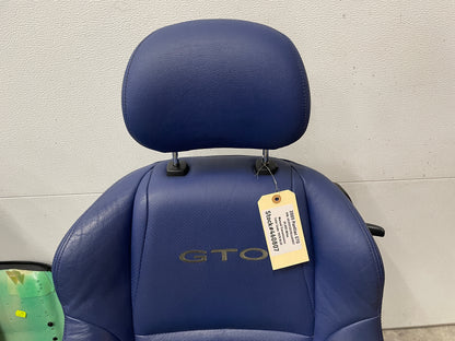 2005 Pontiac GTO Blue Interior Set Seats, Door Panels, Trim Etc. OEM