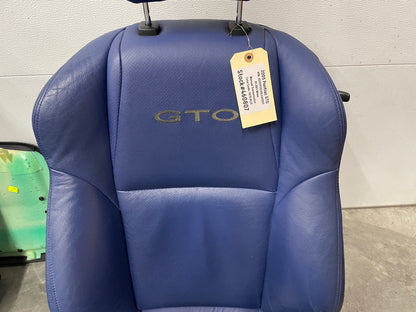 2005 Pontiac GTO Blue Interior Set Seats, Door Panels, Trim Etc. OEM