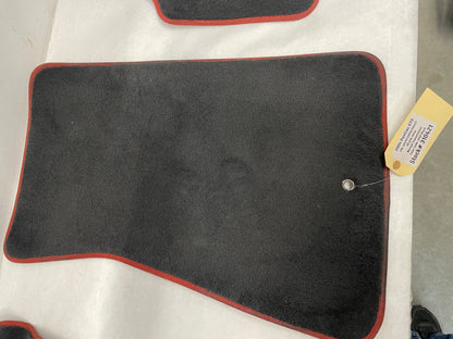2004 Pontiac GTO Front and Rear Floor Mats Red Trim OEM - Day's Parts Yard