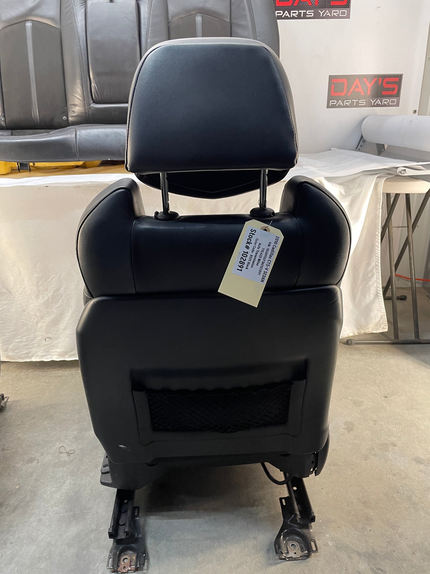 2010 Cadillac CTS-V Sedan Recaro Seats Front & Rear Black Leather OEM