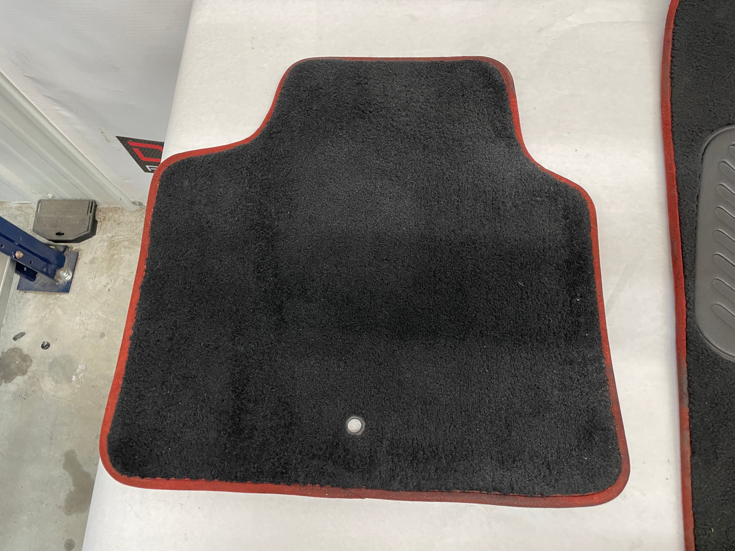 2004 Pontiac GTO Front and Rear Floor Mats Red Trim OEM - Day's Parts Yard
